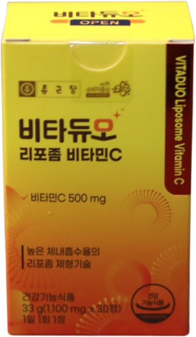종근당 비타듀오 리포좀 비타민C 30정 1개