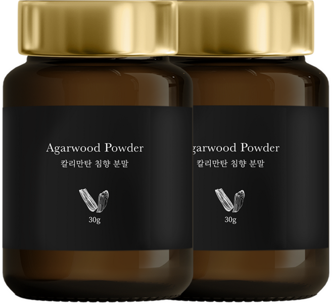 비옴 칼리만탄 침향가루, 30g, 2개