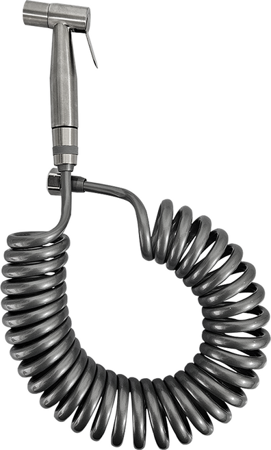 욕실 스프레이건 스프링호스 코일호스 세트, 그레이, 5m