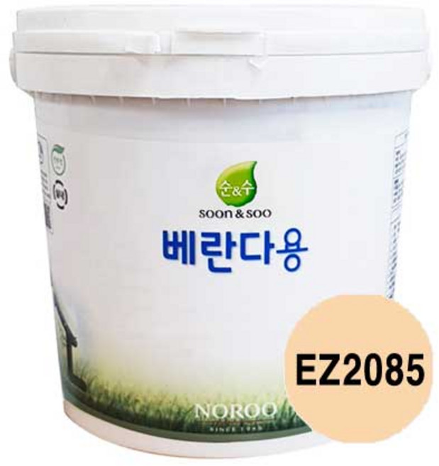 순앤수 베란다용페인트 2L 무광 친환경 다용도실 벽면, EZ2085, 1개