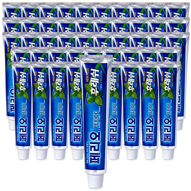 페리오 뉴 후레쉬 플러스치약, 150g, 100개