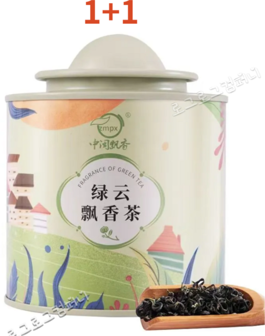 녹운표향차 그린티 녹차 삼각티백 총90g 오후차 회사차 세트, 2개