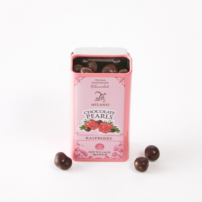 [공식수입사] 타밀라노 핸드메이드 펄 다크 초콜릿 라즈베리 맛, 38g, 3개