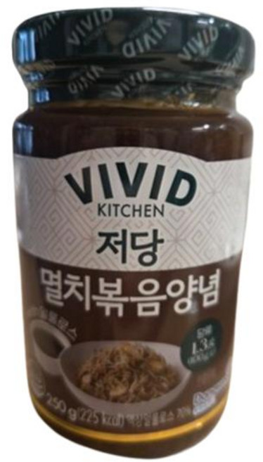 비비드키친 저당 멸치볶음양념 동원, 250g, 1개