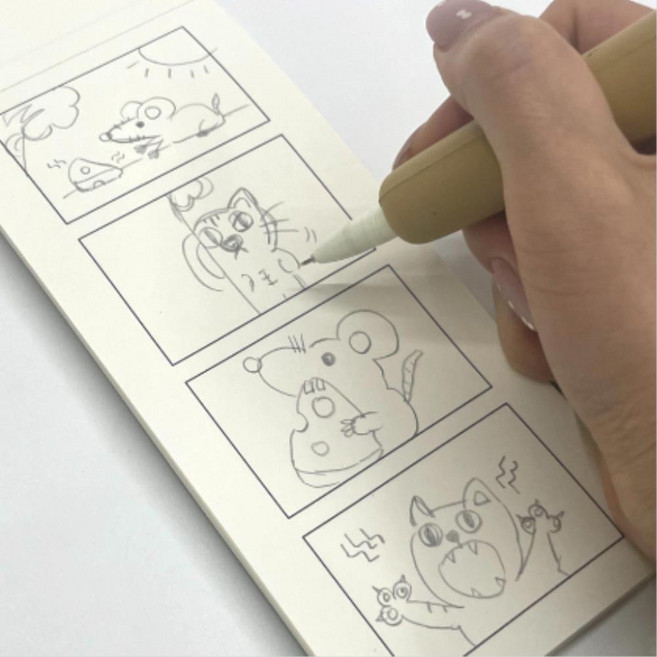 웹툰 만화 콘티 4컷 미니 스토리 보드 그림책템플릿