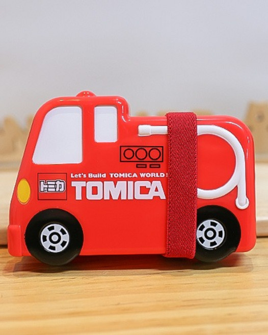 토미카 다이컷 1단 밴드 도시락 (소방차), 1개, 레드