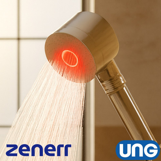 [특허청장상 수상/FDA 등록] UNG 유엔지 99.9 % 살균 연수기 필터샤워기 비타민 샤워기 강력보습 피부 두피 탈모 알러지 케어 [NSF02] 제네르 워터