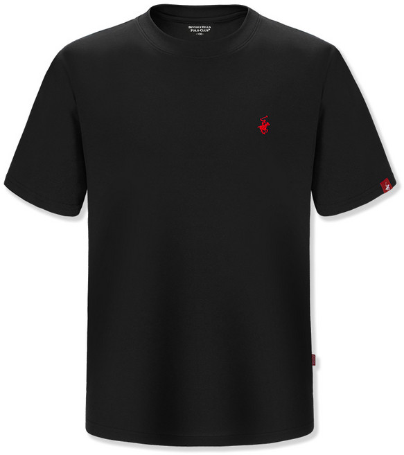 비버리힐즈폴로클럽 쿨에버 스판 남여공용 통기성 라운드 반팔 티셔츠 TPW-005