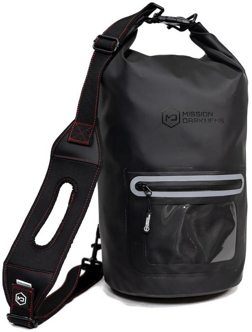 Mission Darkness Dry Shield 패러데이 토트 15L // 전자 기기 보안 및 운송용 방수 드라이 백 // 신호 차단 추적 방지 EMP 및 CME 쉴드, Mission Darkness Dry Shield 패러
