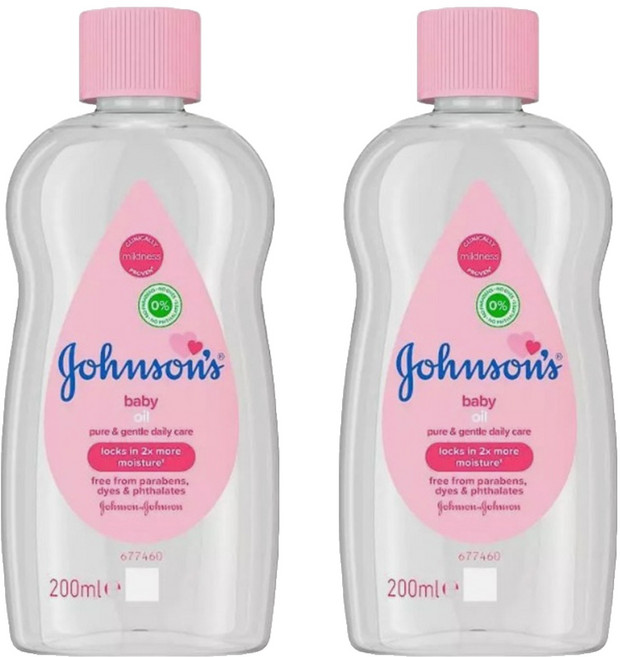 존슨즈베이비 오일, 200ml, 2개