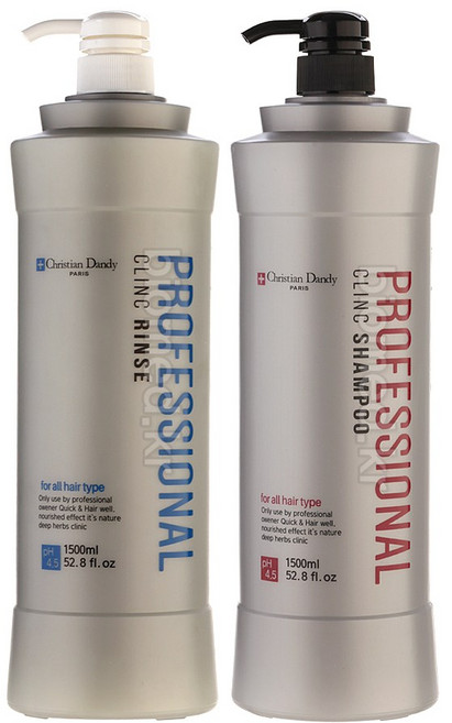 라샘 크리스챤 댄디 클리닉 약산성 샴푸/린스 1500ml, 린스 1500ml, 1개, 1.5L