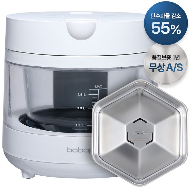 보밥 다이어트 저칼로리 혈당조절 저당밥솥+트레이 세트, 저당밥솥+트레이 SET