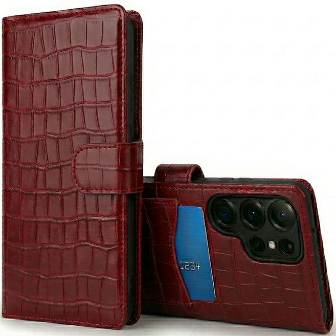 우리미라클 크로커스 백포켓 다이어리형 핸드폰케이스