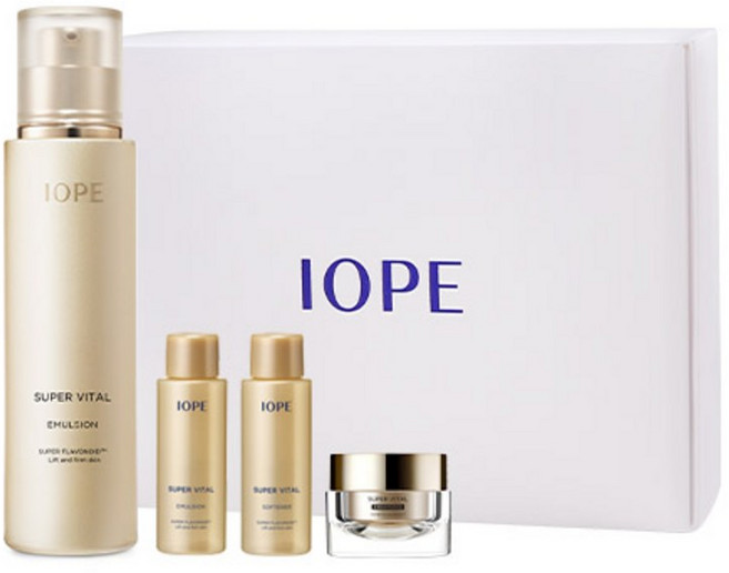 아이오페 슈퍼바이탈 에멀젼 150ml + 18ml + 소프너 18ml + 크림 리치 14ml 세트, 5세트