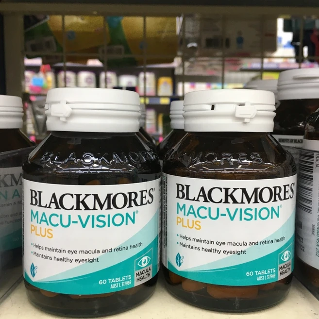 호주 블랙모어스 마쿠비전 플러스 Blackmores Macu Vision Plus, 2개, 60정 - 쿠팡