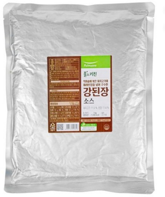 풀무원 강된장찌개소스, 1개, 1kg