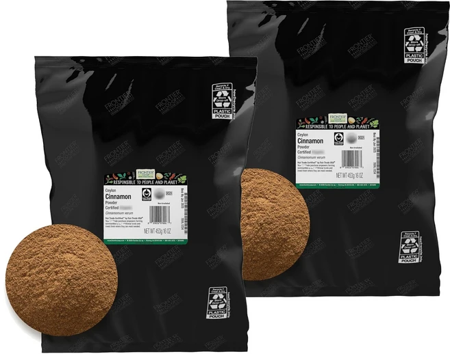 프론티어내츄럴 파우더 실론 시나몬, 453g, 2개 - 쿠팡