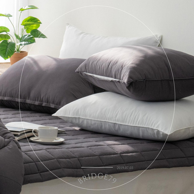 램프지니 프리미엄 순면 60수 누빔 베개커버