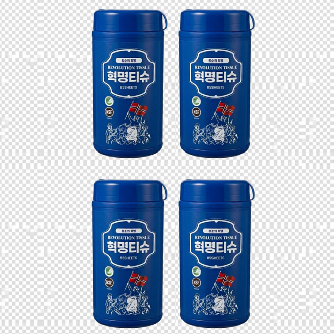 데일리 아이디어 혁명티슈 레볼루션티슈 팝업 티슈, 4개