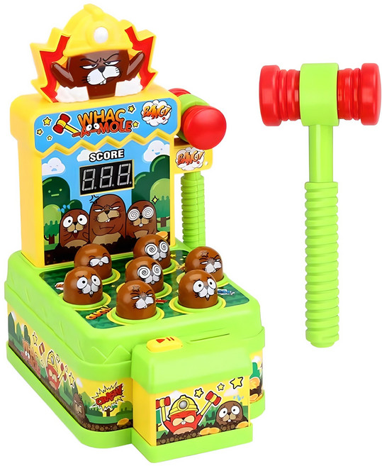 토이게이트 NEW 배틀 두더지게임기, 혼합색상, 1개