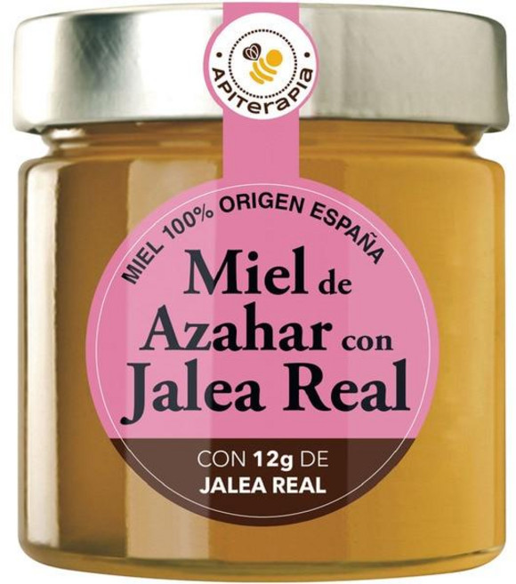스페인 아피테라피아 apiterapia Orange blossom honey with royal jelly 스페인산 로열젤리 오렌지꽃꿀, 3개, 300g