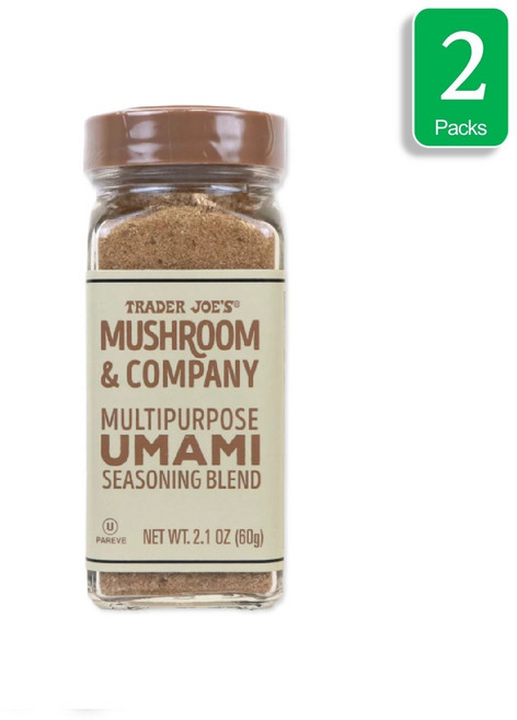 Trader Joe's Mushroom Company Umami Seasoning 트레이더조 머쉬룸 컴퍼니 우마미 시즈닝 2.1oz (60g) 2개, 60g