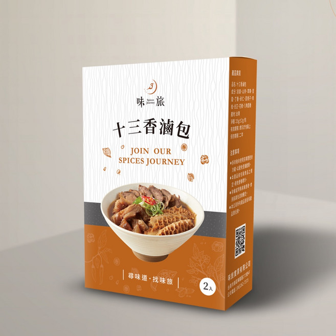 味旅 十三香滷包, 1個, 十三香滷包(二入/盒)