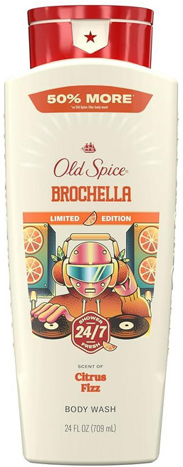 Old Spice 남성용 바디 워시 Summerdudes 매일 사용하는 24/7 샤워 프레쉬 오래 지속되는 향 클렌징 및 상쾌한 피부 VIP 축제 경험 시트러스 피즈, Old Spice 남성용 바디 워시, Summerdud