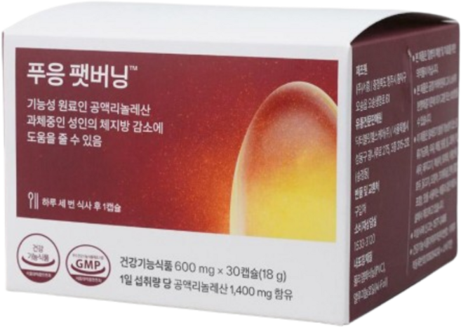 푸응 팻버닝 체지방감소 다이어트 보조제, 30정, 1개