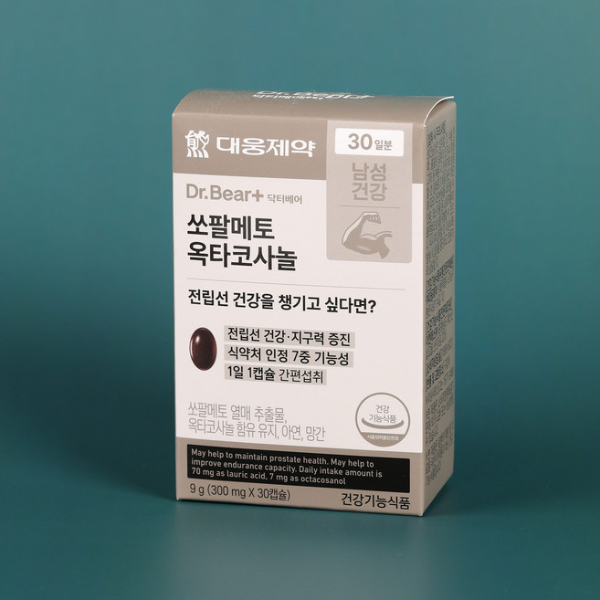 대웅제약 쏘팔메토 옥타코사놀 30일분, 1개, 30정