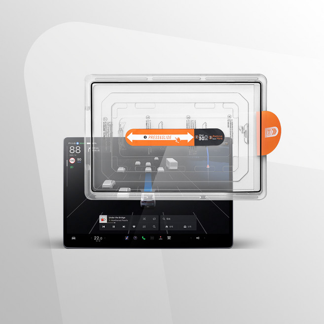 TEMAI 테슬라 모델3 하이랜드/모델Y 주니퍼 전/모델YL 용 중앙 스크린 강화유리 보호필름 / HD 투명 필름, 15.4"(2025 모델Y 주니퍼/24-26 모델3 )
