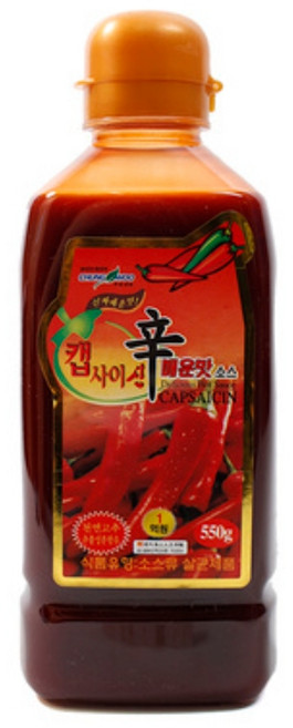 청우식품 캡사이신 매운맛 소스, 2개, 550g