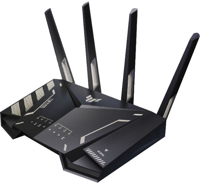 에이수스 무선 공유기 블랙, AX4200Q, 1개