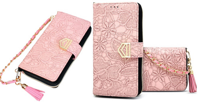 갤럭시S26 케이스 SM-S942N 가죽 비비드야 (지퍼) (꽃 패턴 무늬 불박형) 카드 지폐 수납 양면 더블 지갑형 자석 지갑 (손목 스트랩 줄 2개 포함)