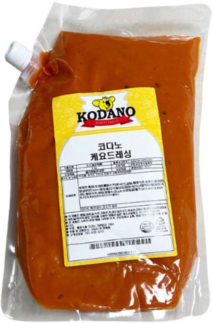 에이치에이유통 코다노 케요드레싱 2kg 케찹과 마요네즈가 만난 케요네즈, 3개