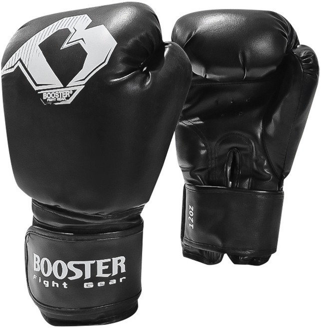 부스터 복싱 트레이닝 글러브 무에타이 킥복싱 MMA 격투기 글러브, 1개, 블랙