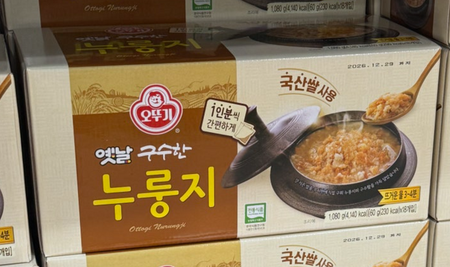 오뚜기 옛날 구수한 누룽지 60g, 36개