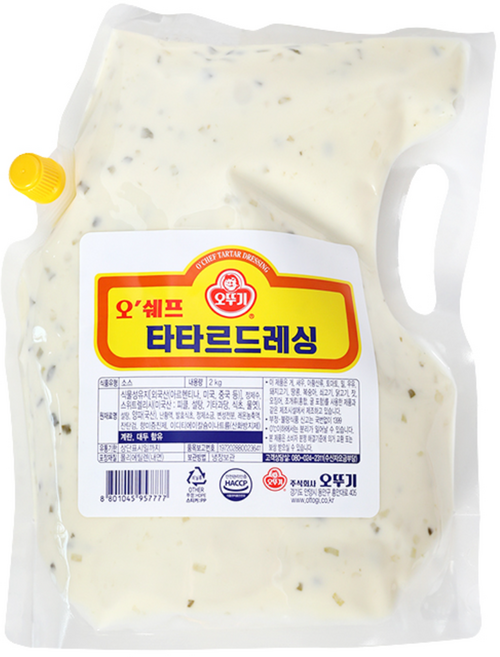 오뚜기 오쉐프 타타르 소스, 2kg