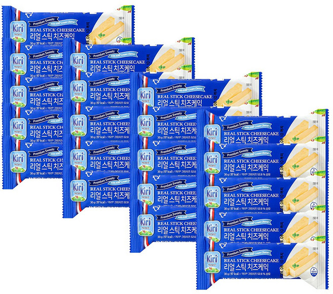 끼리 크림치즈 리얼스틱 케이크 30g 플레인 20개