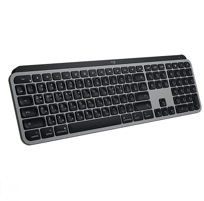 로지텍 MX KEYS S for Mac 키보드, 0 스페이스 그레이 (로지텍 국내정품), 0 KEYS S FOR MAC, 제조사축