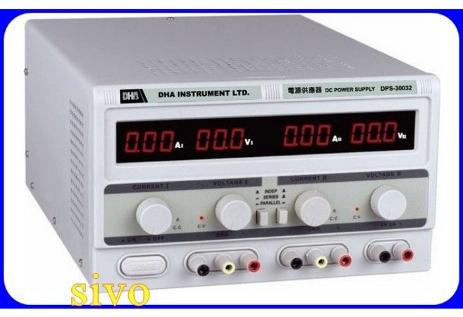 DHA電錶 DPS-30032 三組輸出電源供應器 0-30V 0-3A 直流穩定電源 精準電壓電流控制, 1個