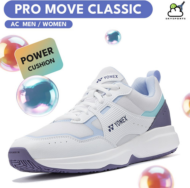 요넥스 프로 무브 클래식 남성 여성 테니스화 화이트삭스 슈즈 신발