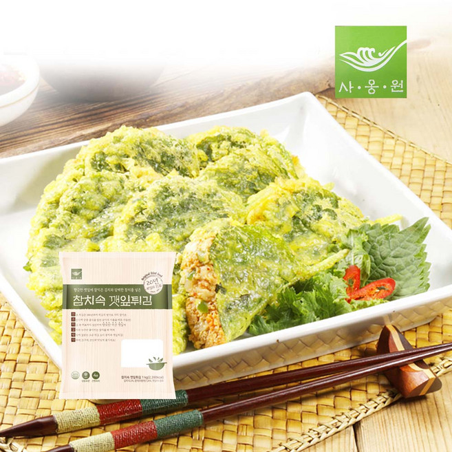 사옹원 참치속깻잎튀김 1kg 33개입, 1개