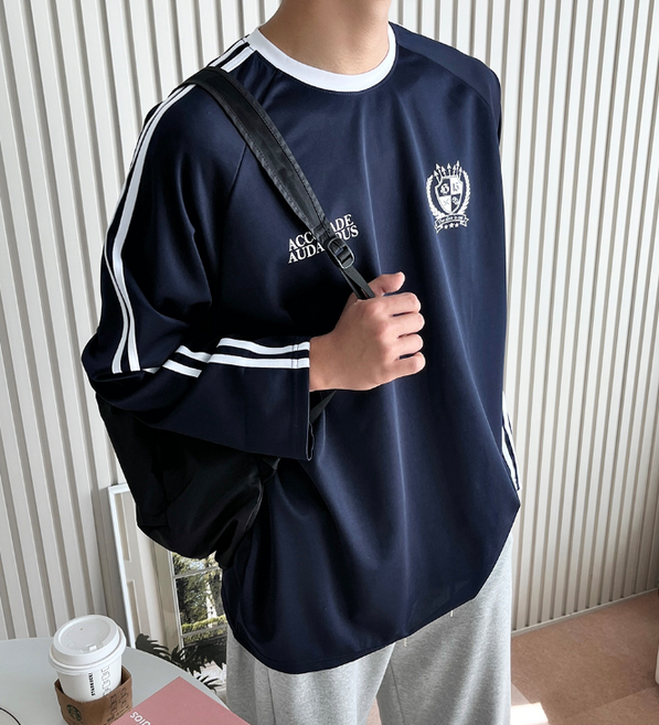 여름 남녀공용 블록코어 룩 풋볼 반티 커플룩 SD427921