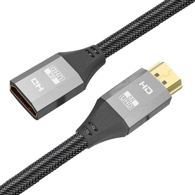 HDMI 8K UHD 傳輸線 支援8K@60Hz 4K@120Hz 48Gbps, 1個, 0.5m