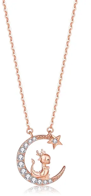 S925 십이지신 순은 프리미엄 큐빅 띠 목걸이 행운 프로포즈 생일 여자친구 선물 [기념일]