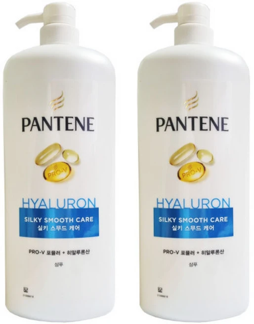 팬틴 실키 스무드 케어 샴푸, 1.2L, 2개 - 쿠팡