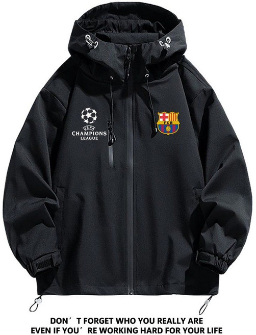 챔피언스 긴팔 유니폼 후드티 후드 선수 어린이 바람막이 축구 점퍼 자켓