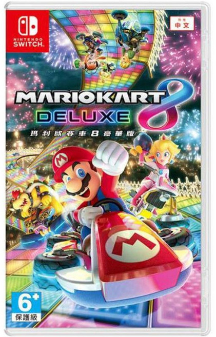 任天堂 NS Switch 瑪利歐賽車8 豪華版 繁體中文版, 日文封面 中文版