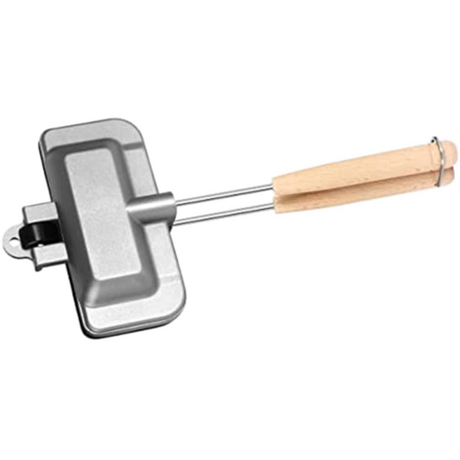 핫 샌드위치 메이커 핫도그 토스터 양면 샌드위치 베이킹 팬 양면 프라이팬 구운 치즈 메이커, 보여진 바와 같이, 1개